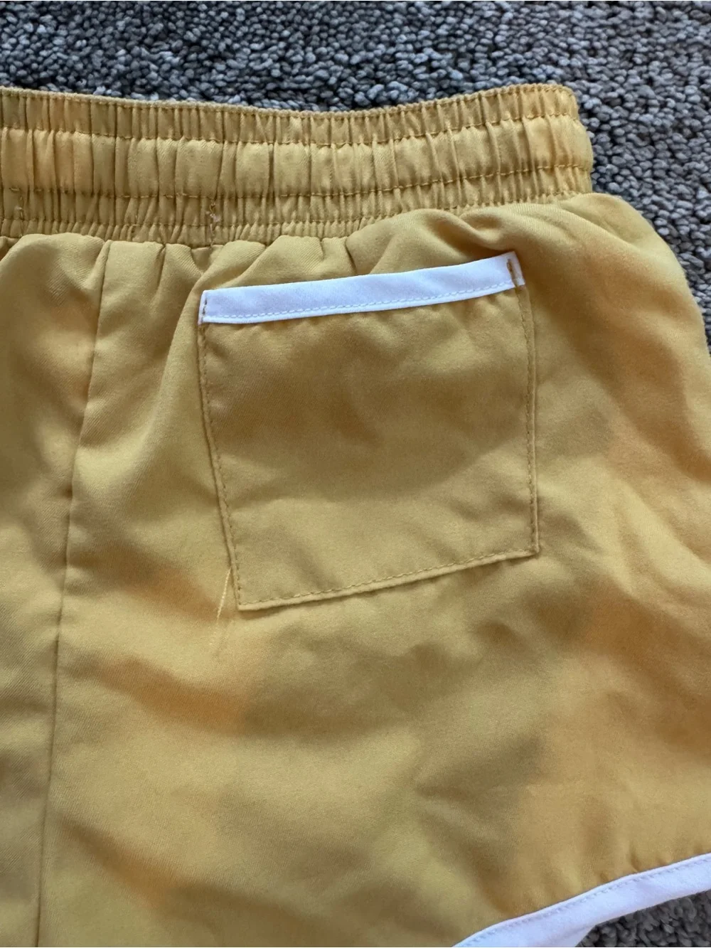 Yellow Toddlers Swim trunks- Drawstring shorts